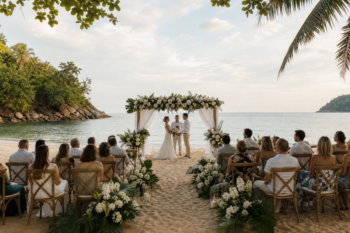 Illustrative concept for Beach Wedding Venues in Phuket in Phuket — frame 1