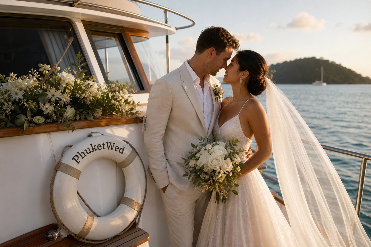 Illustrative concept for Wedding Yachts in Phuket in Phuket — frame 3
