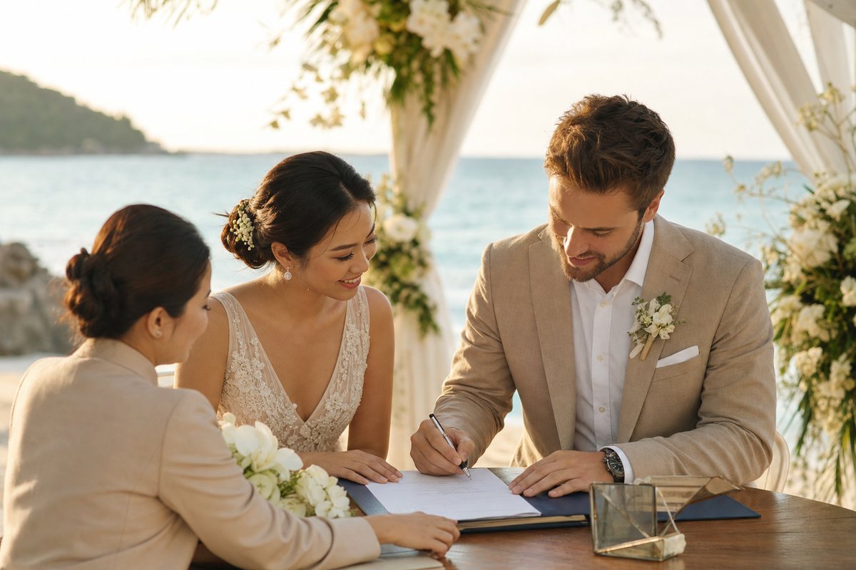 Illustrative concept for Legal Marriage in Thailand: What Couples Should Know in Phuket — frame 2