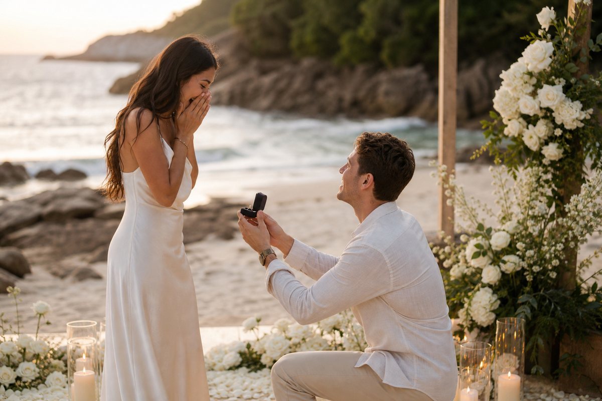 Illustrative concept for 25 Marriage Proposal Ideas in Phuket in Phuket — frame 2